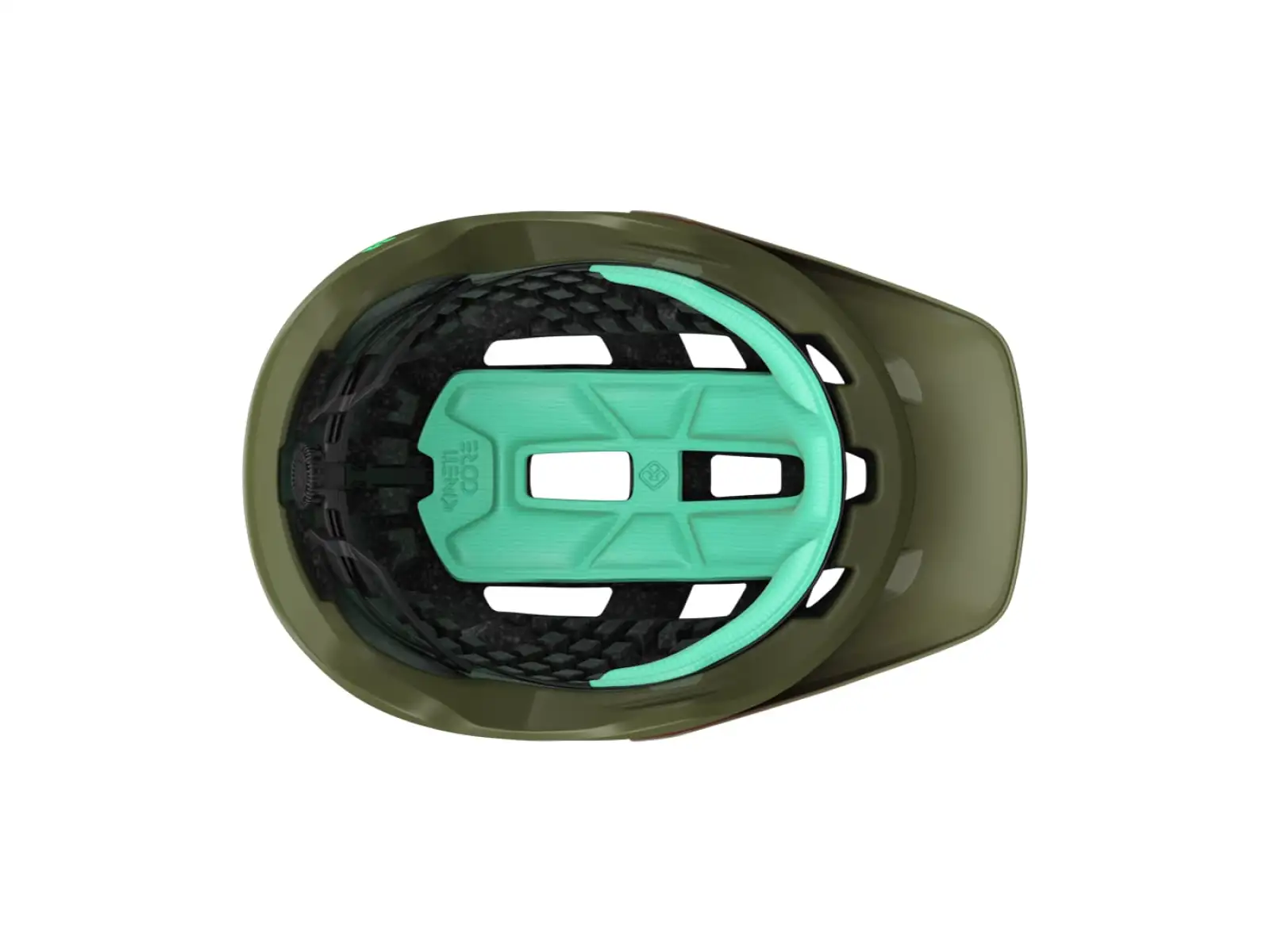 Lazer Coyote KinetiCore Helm Orange / Green