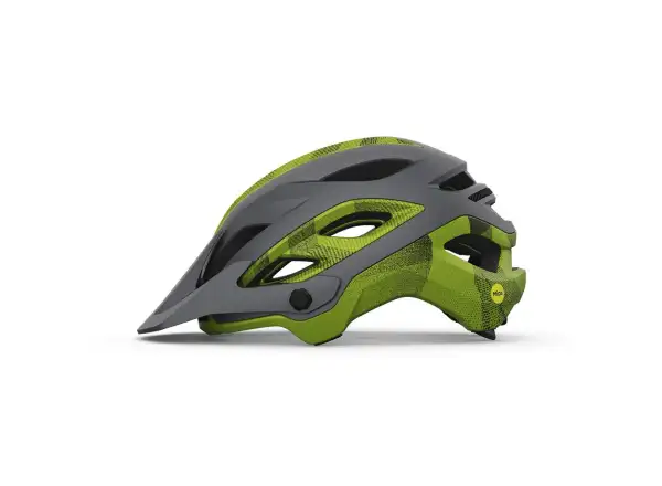 Giro Merit Spherical Helm Mat Metalic Black/Lime