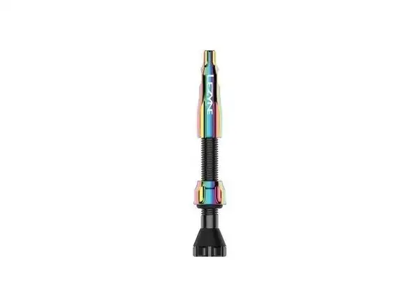 Lezyne CNC TLR Ventil für Tubeless-Reifen, 44 mm, Neo Metallic.