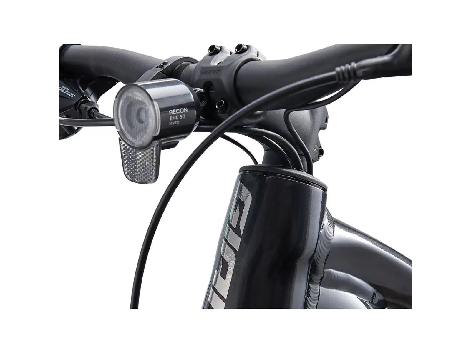 Giant Explore E+ 2 STA Trekking E-Bike in Gunmetal Black