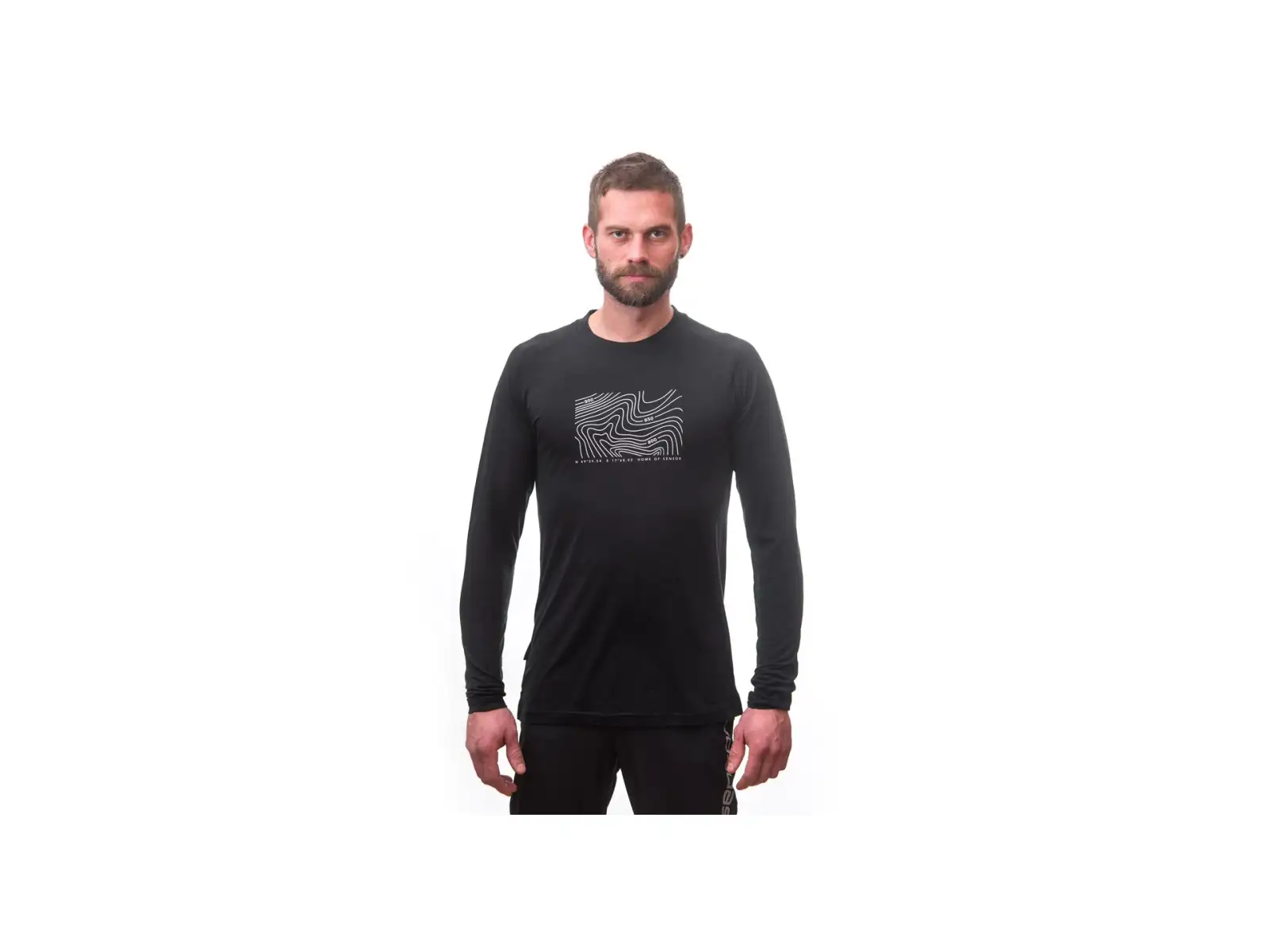 Sensor Merino Air PT Locate Herren T-Shirt Langarm black