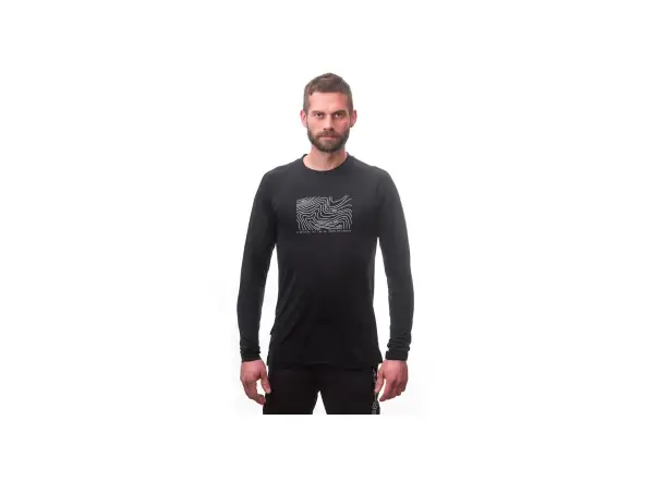 Sensor Merino Air PT Locate Herren T-Shirt Langarm black