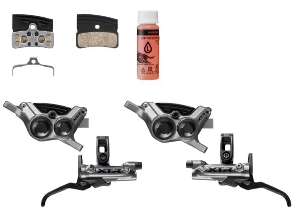 Shimano XTR BR-M9220/BL-M9220 Scheibenbremse vorne + hinten Upgrade Set