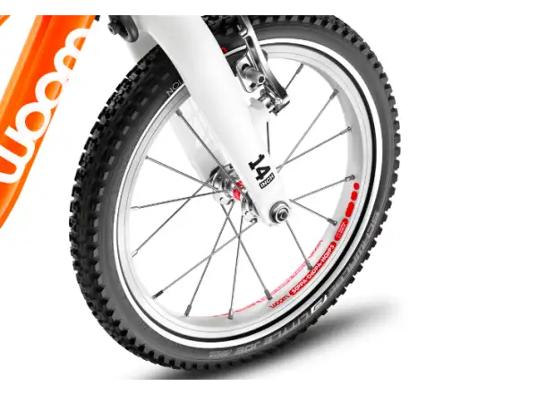 Woom 1 Plus Flame Orange 14" Kinderlaufrad
