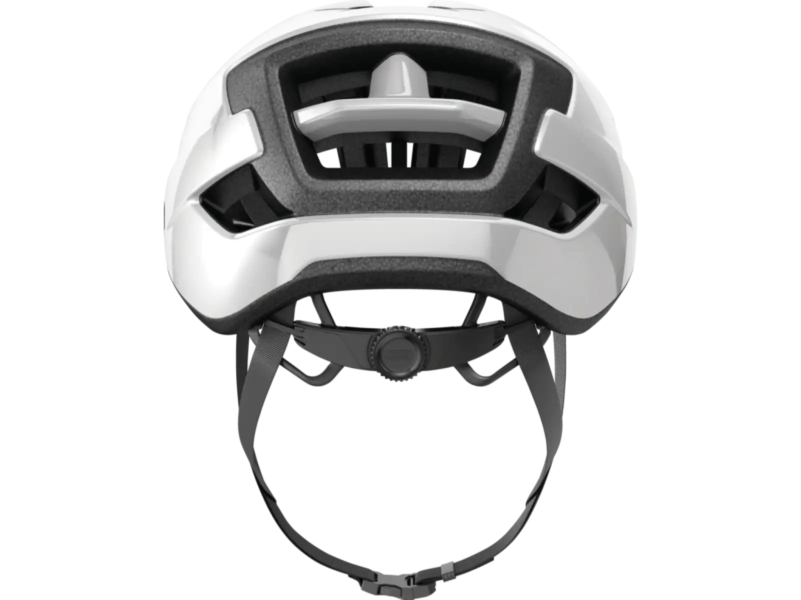 Abus WingBack Straßenhelm Shiny White