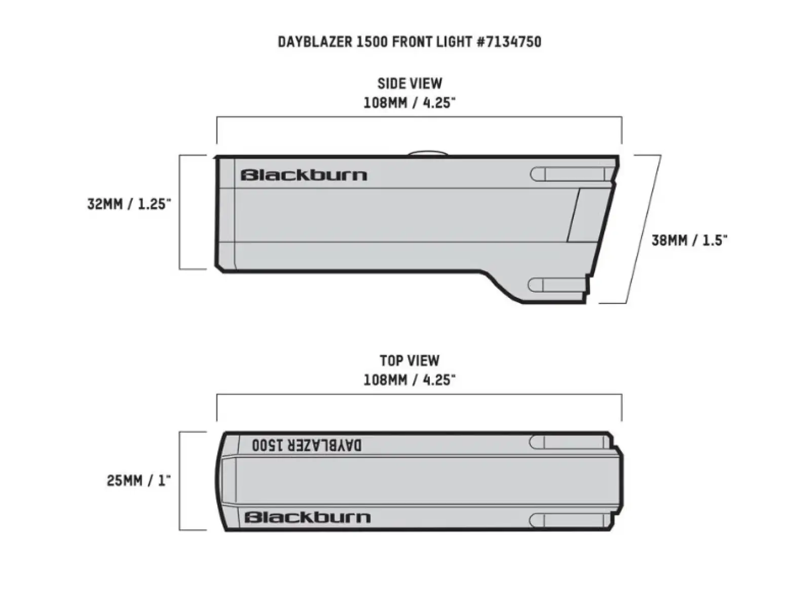 Blackburn Dayblazer 1500 Frontlicht USB-C