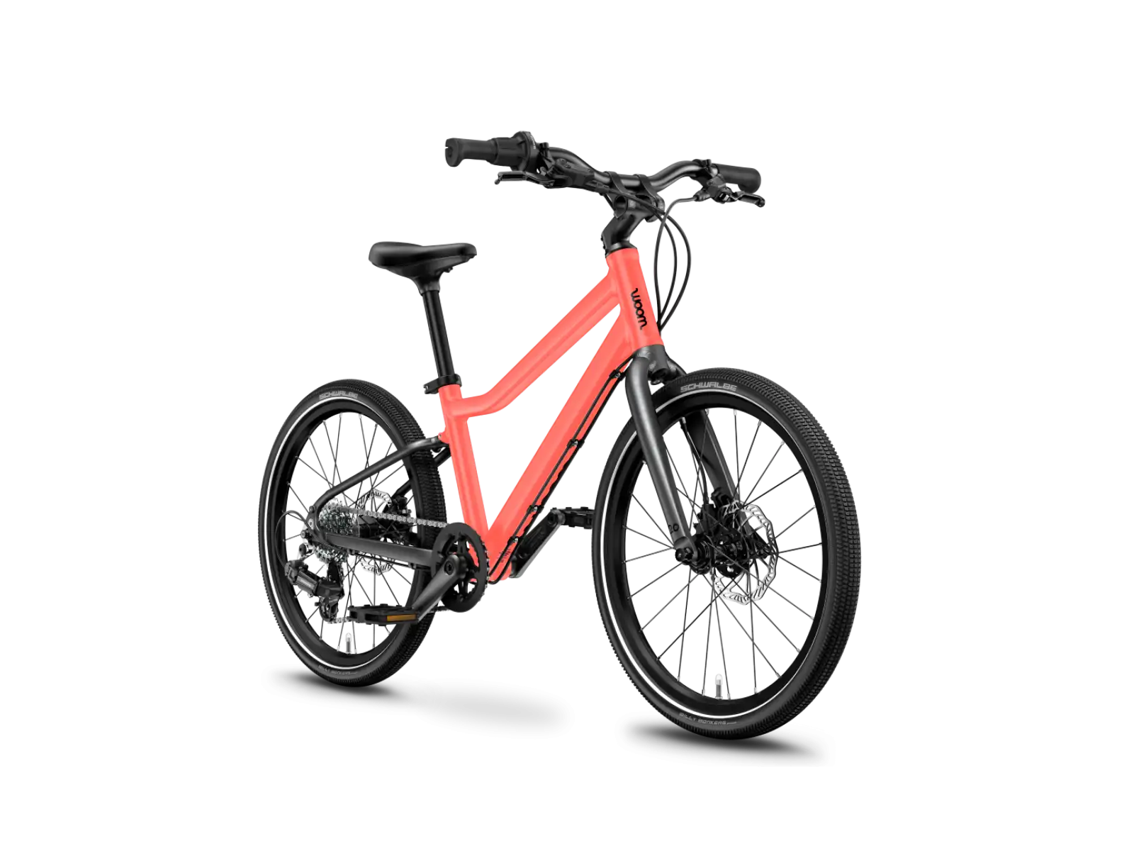 Woom 4 Explore Kinderfahrrad 20" Neon Coral