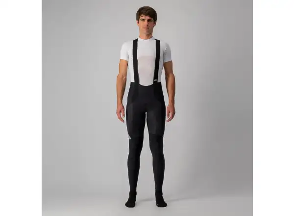 Castelli Sorpasso Herrenhose mit LatzBlack/Silver Reflex