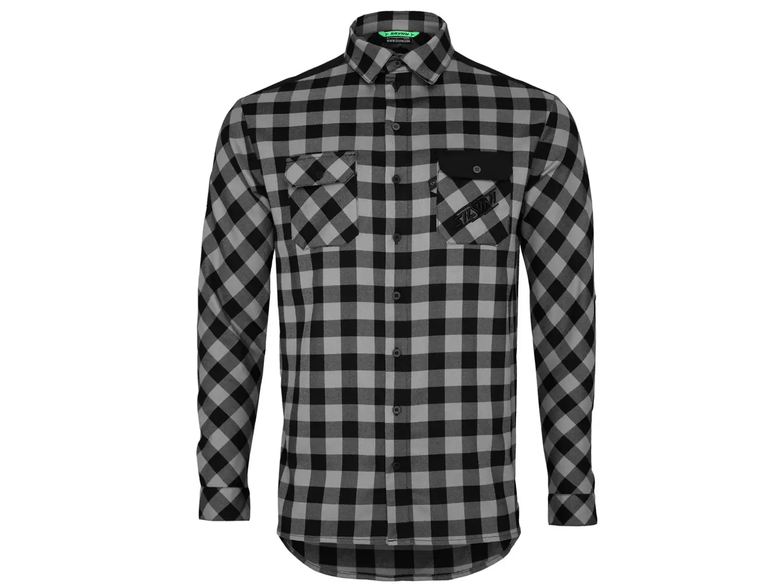 Silvini Farini Herrenhemd Grey/Black