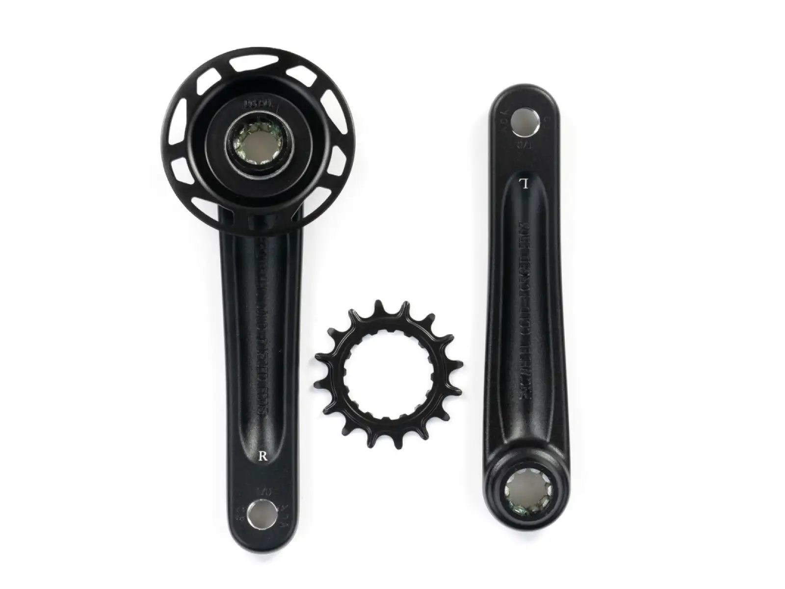 Kurbeln Satz 170 mm Prowheel EB03-16T-D3, für Bosch GEN2 Schwarz.