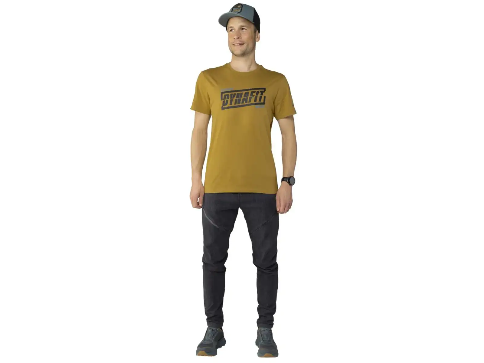 Dynafit Graphic Cotton Herren T-Shirt kurzarm Tobacco/Tabloid