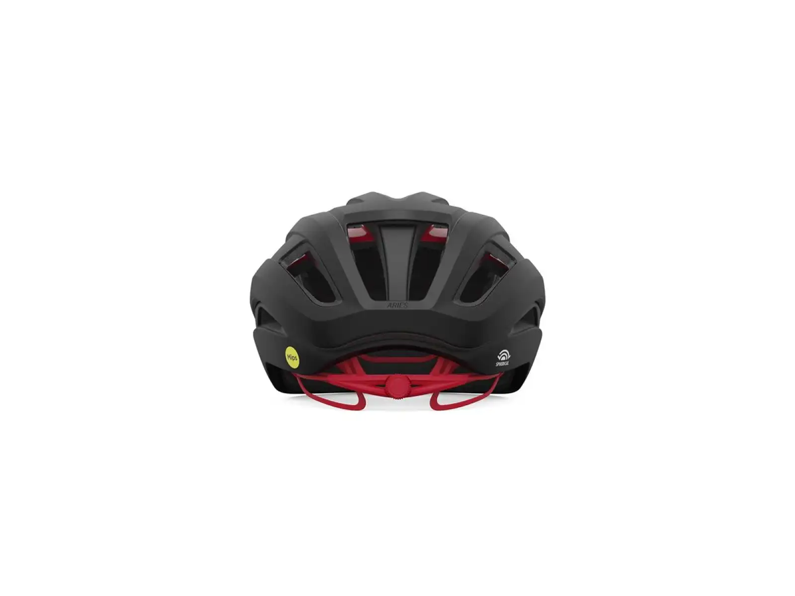 Giro Aries Spherical Helm Mat Carbon/Red