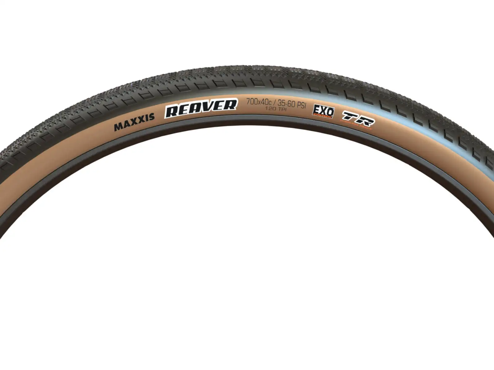 Maxxis Reaver 700x45C EXO TR Schotterreifen mit Kevlar und Tan Wall