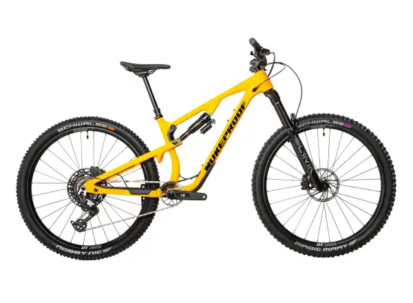 Nukeproof Reactor Alloy Pro 290 Eagle 90 vollgefedertes Fahrrad Yellow