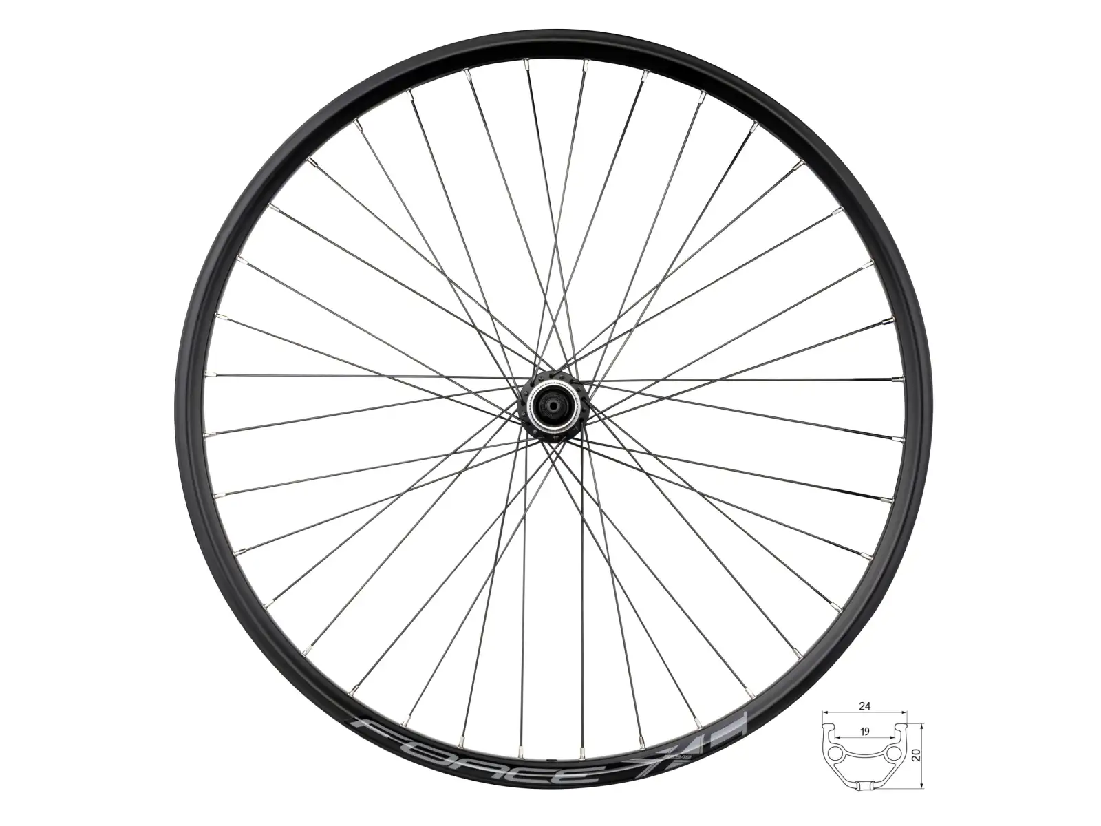 Force XC Disc 26 hinterrad gespeichtes Rad FHM3050-CL 36 Löcher