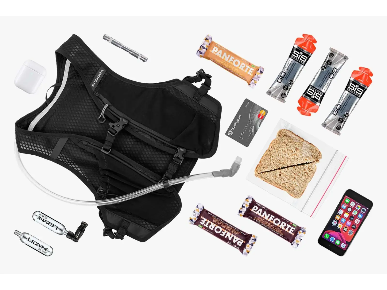 Apidura Racing Hydration Fahrradweste 2 l Schwarz