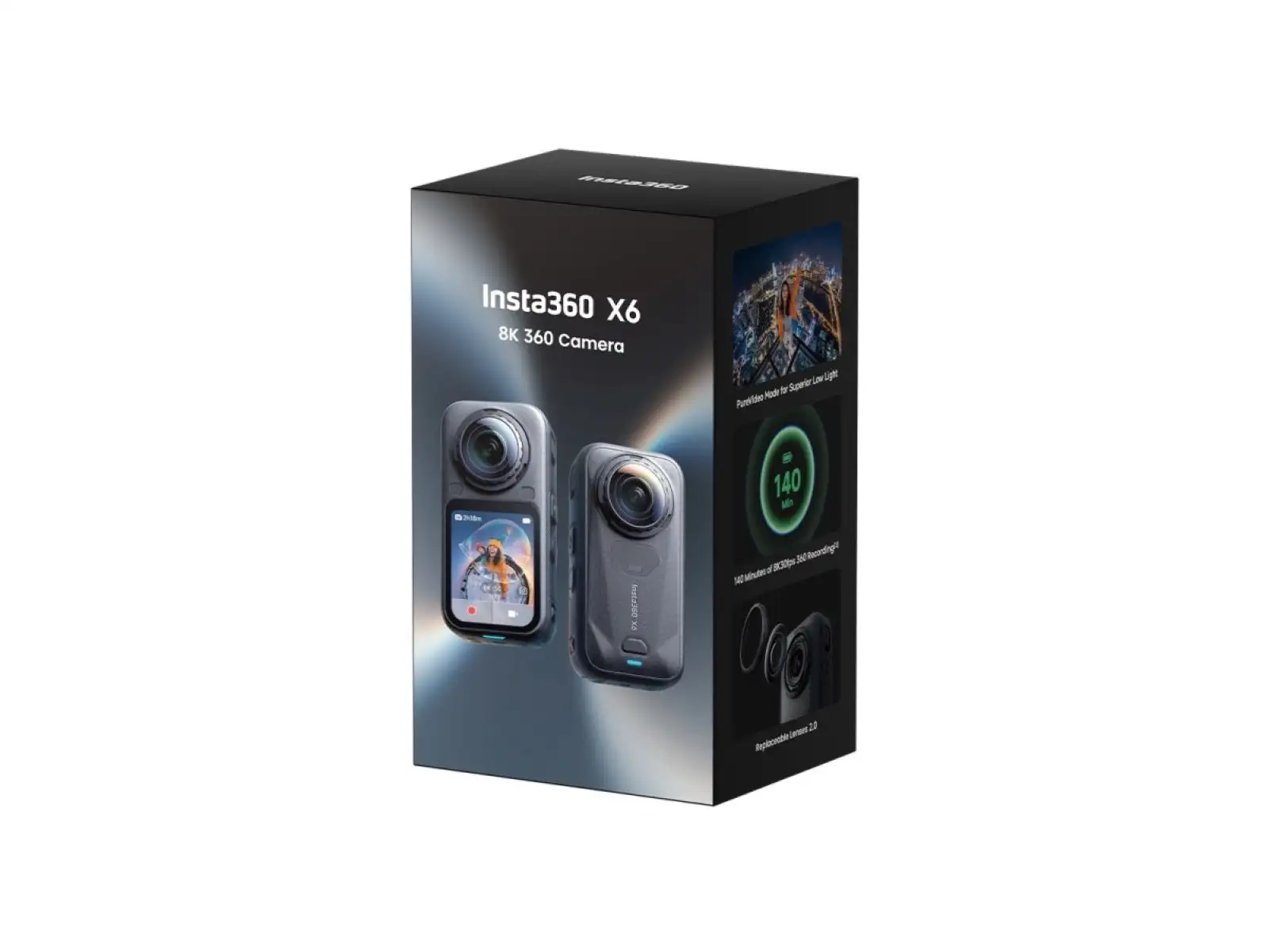 Insta360 X6 Actionkamera Essentials Bundle Black