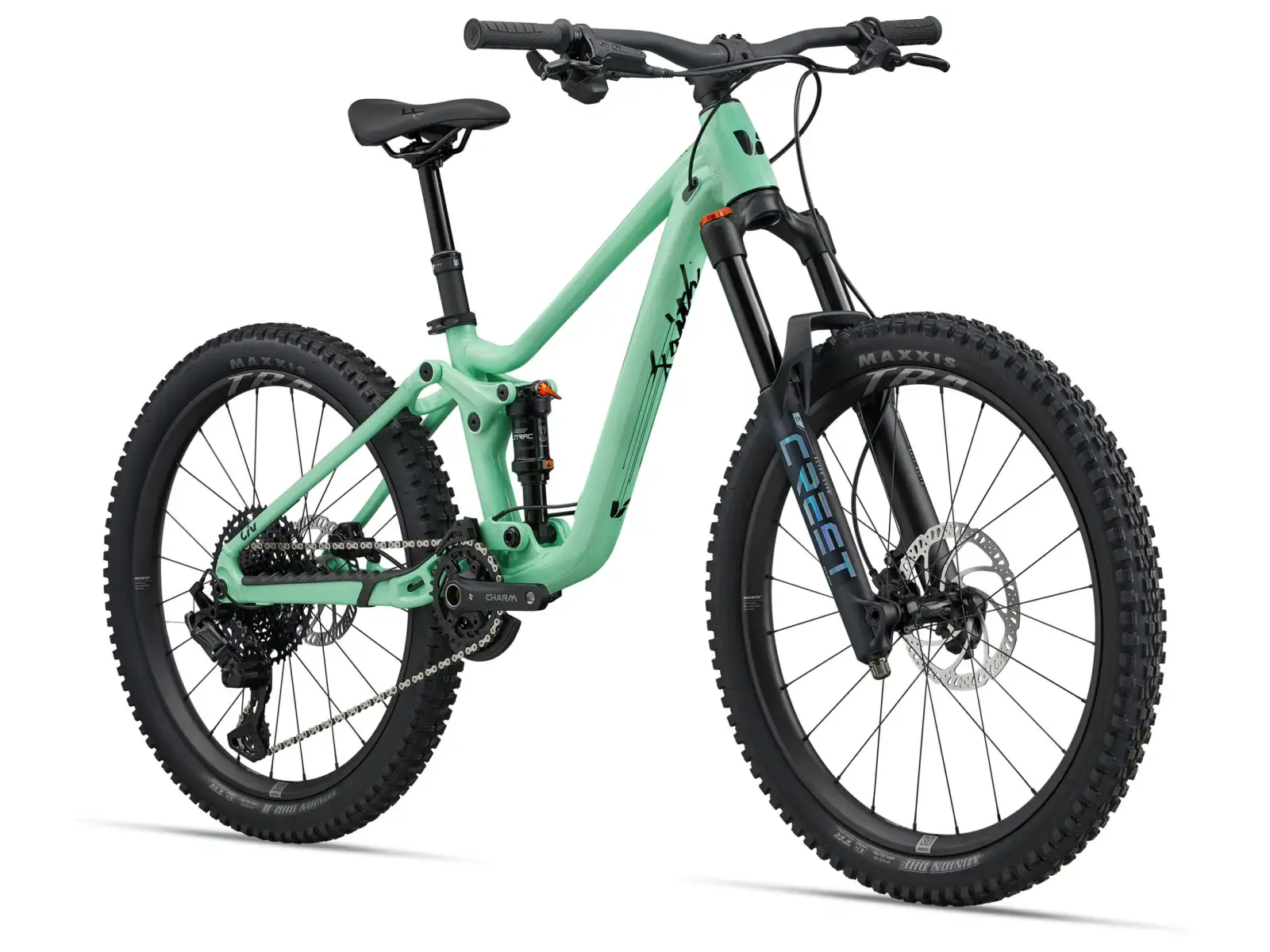Liv Faith 24 Kinder vollgefedertes Fahrrad Neo Mint