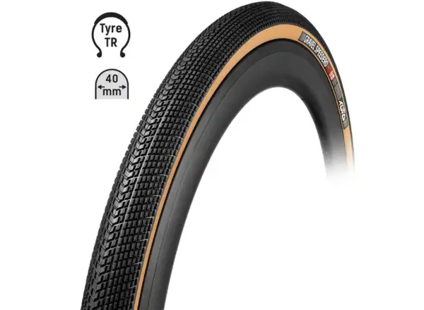 Tufo Speedero HD Gravel-Reifen Kevlar 40-622 TR schwarz/beige