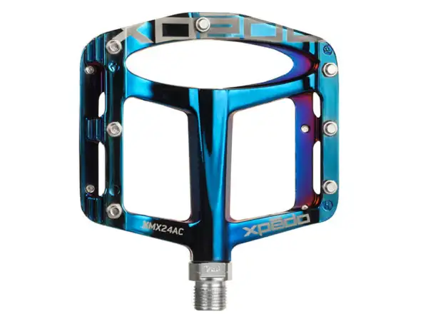 X-pedo Spry+ Plattformpedale Blue Ray