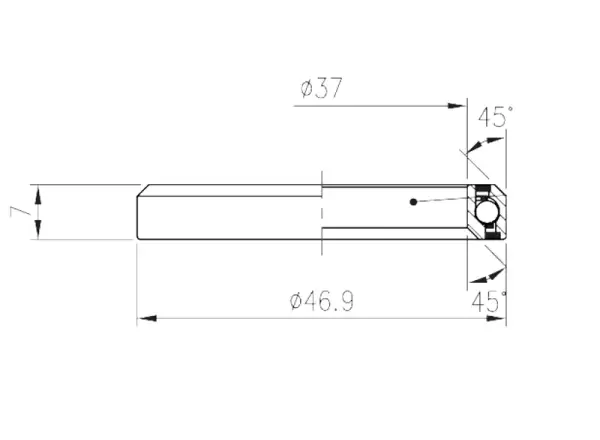 FSA ACB MR137 (Nr.54) 1-1/4" Lager 45x45