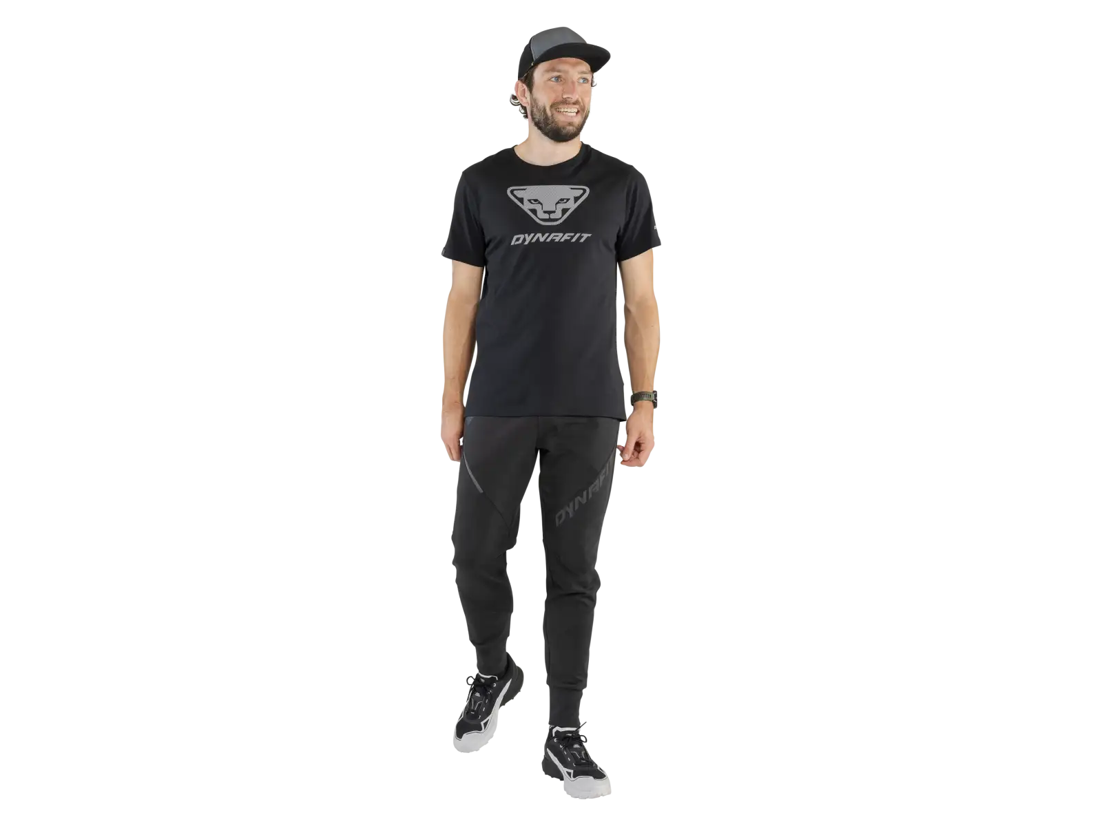 Dynafit Graphic Cotton Herren T-Shirt Kurzarm Black Out/3D