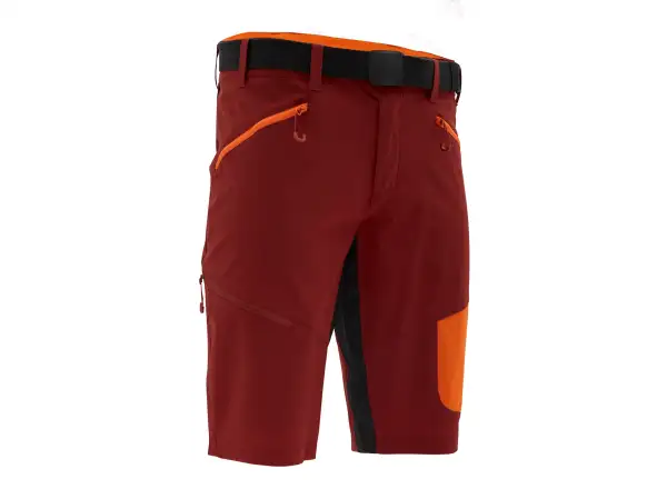 Silvini Rango Pro Herren-Bermudas Merlot/Orange