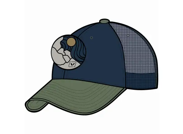 Viking Hat Kappe navy/olive