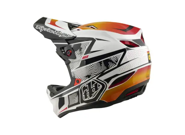 Troy Lee Designs D4 Composite MIPS Helm Lined up White