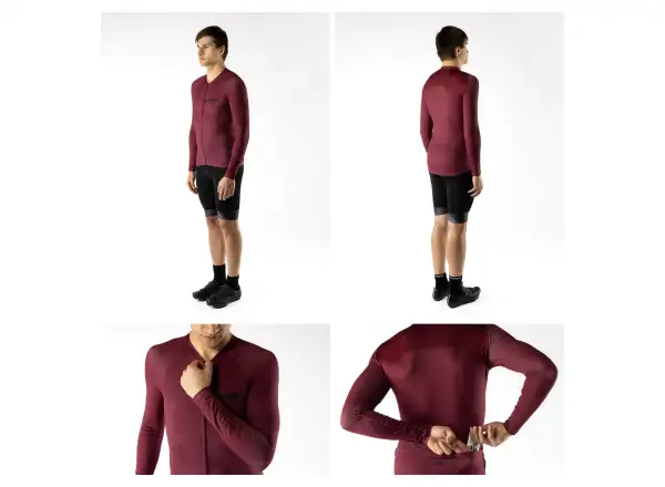 Force Charm Uni Trikot langarm bordeaux