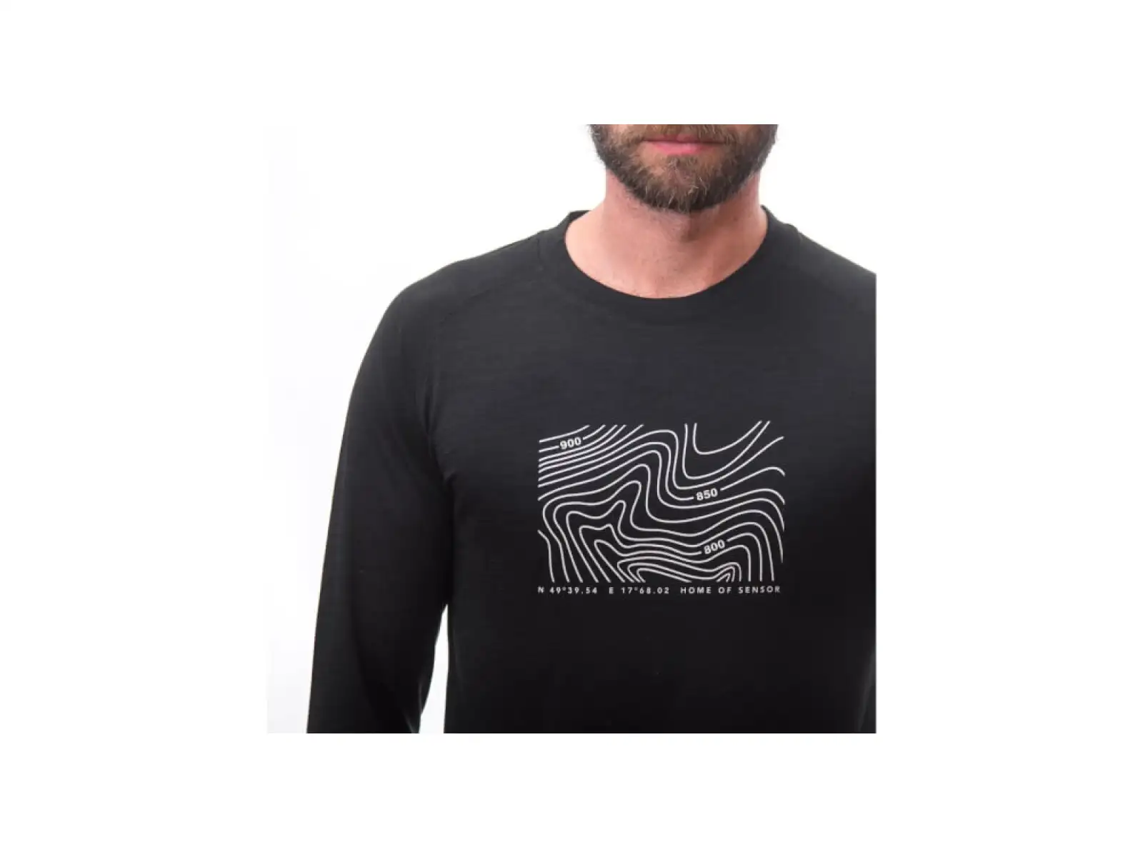 Sensor Merino Air PT Locate Herren T-Shirt Langarm black