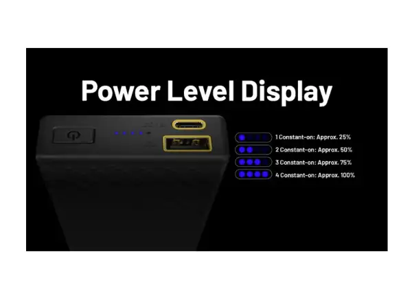 Nitecore leistungsstarke Powerbank für Frost SUMMIT 20000, USB-C, bis 3A Ausgang, 20000 mAh