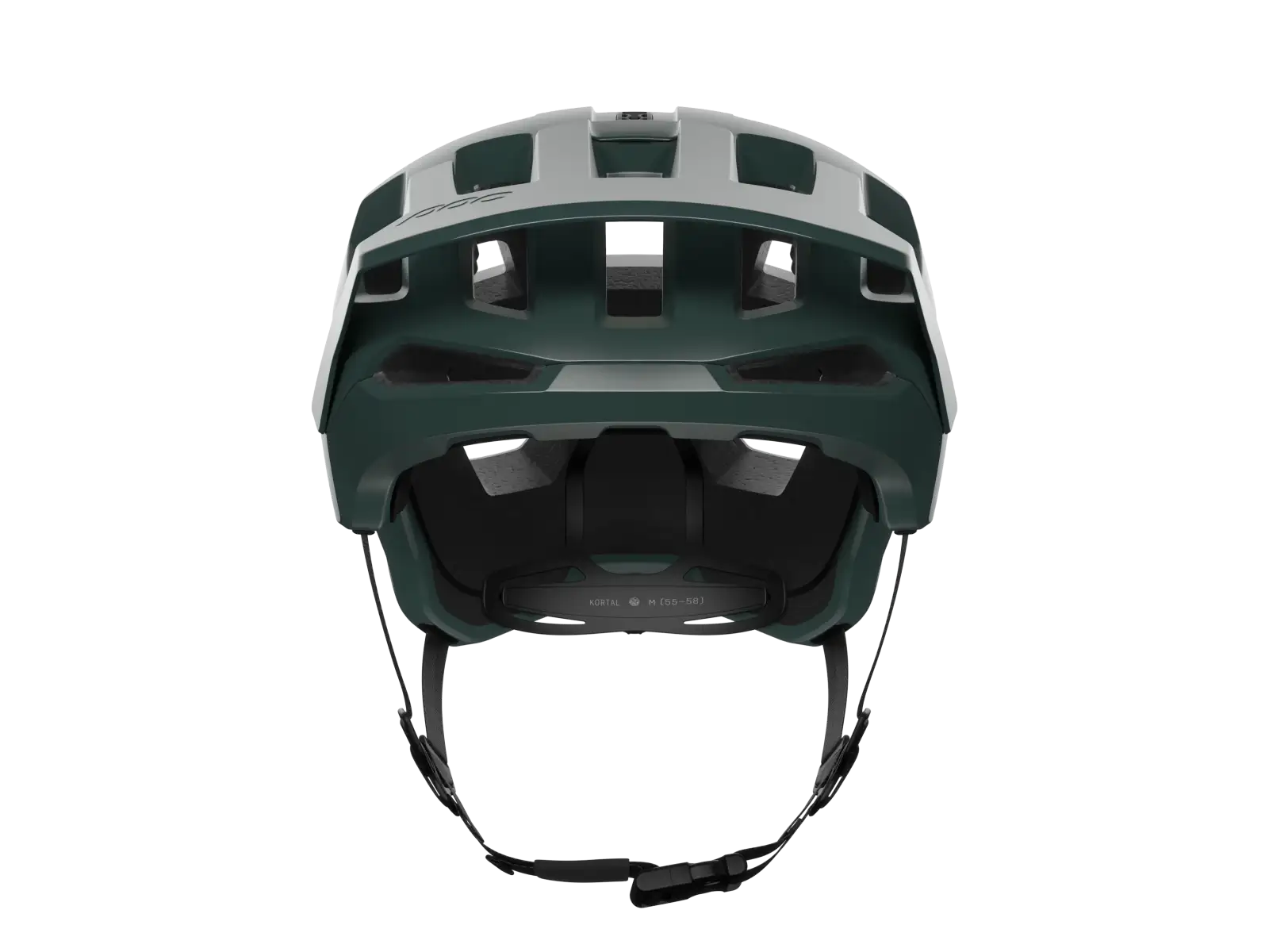 POC Kortal Race MIPS Helm - Pargasite Green Matt/Hydrogen White Matt