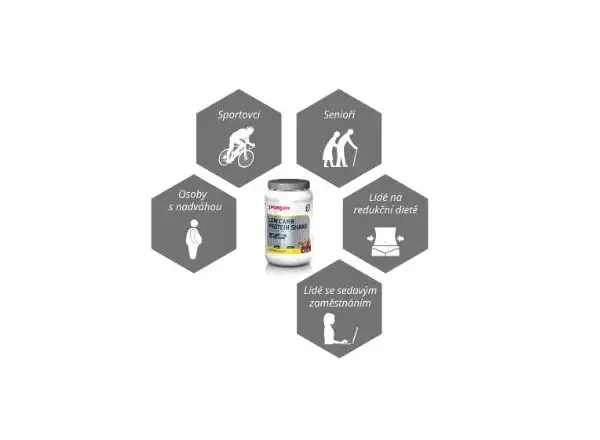 Sponser Low Carb Protein Shake Vanille 550 g