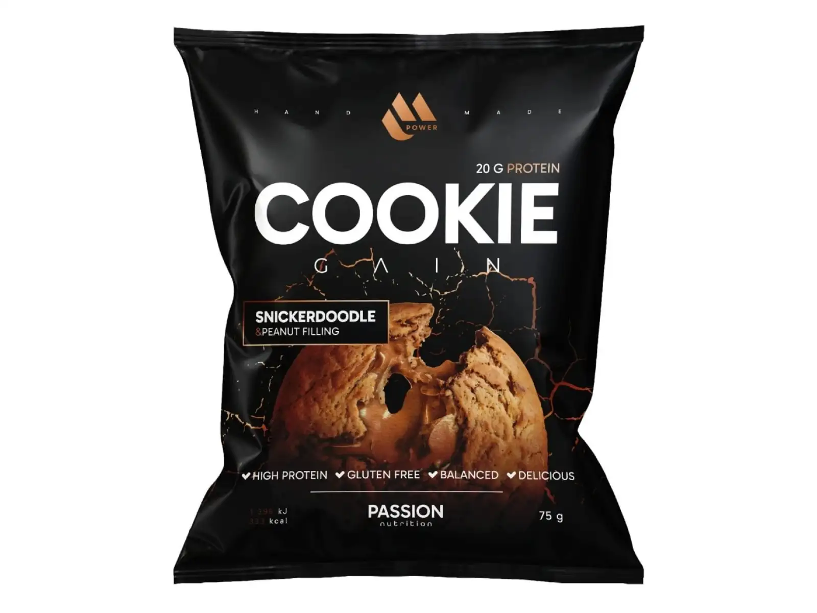 Passion MPower Cookie Gain 75g Snickerdoodle Erdnussfüllung