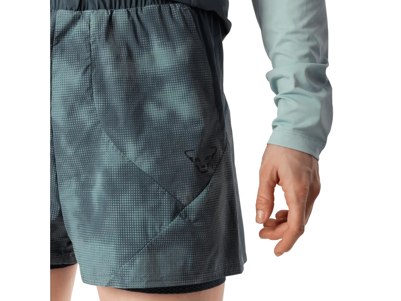 Dynafit Trail Reflective 2in1 Damen Laufshorts Cinder