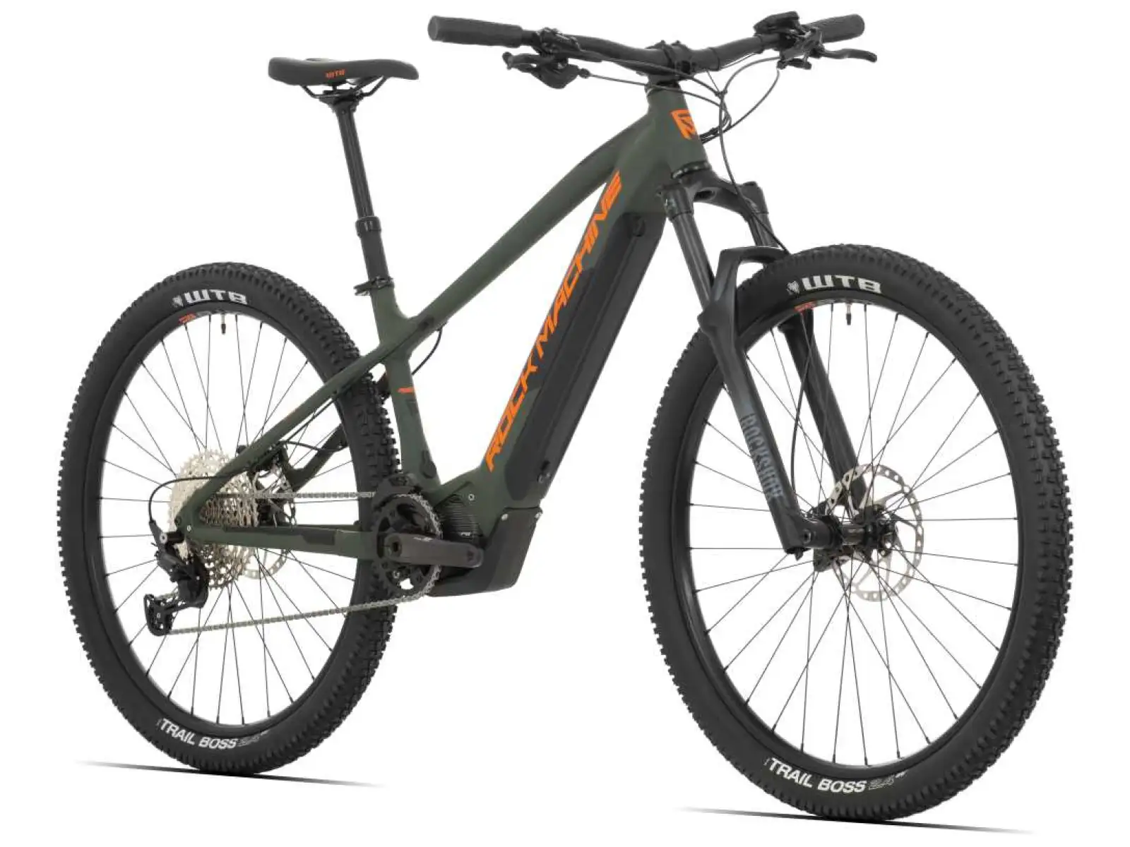 Rock Machine Blizz INT e60-29 Mountain E-Bike Matte Khaki/Neon Orange/Black