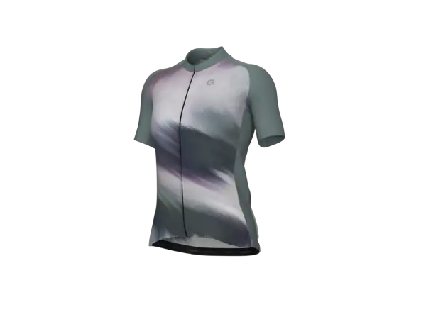 Alé Off Road Gravel Monsone Damen Radtrikot Kurzarm Grün