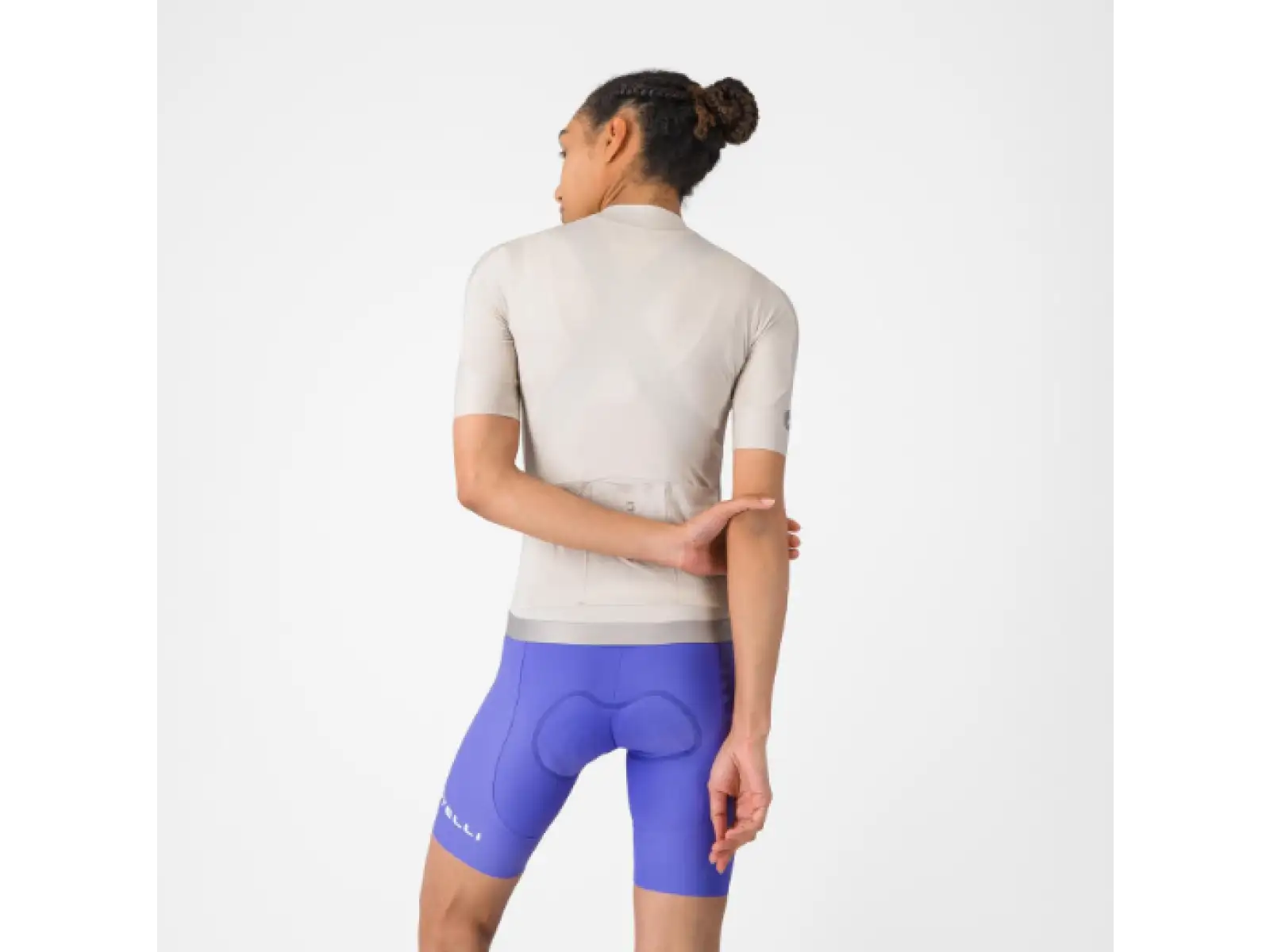 Castelli Espresso 2 W Damen-Shorts mit Einsatz und Trägern Ultraviolet
