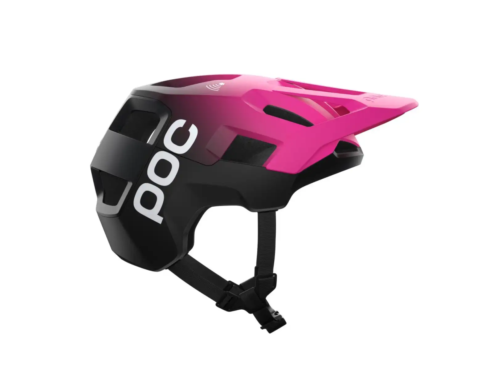 POC Kortal Race MIPS Helm Fluorescent  Pink/Uranium Black Matt