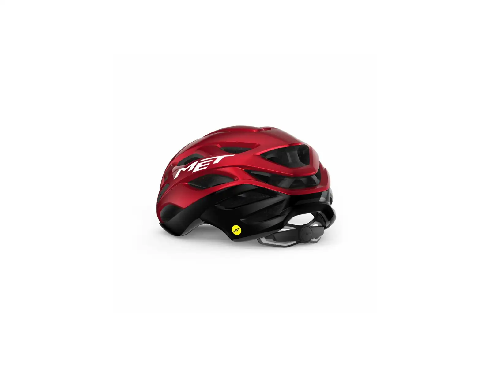 MET Estro MIPS Helm rot/schwarz metallic