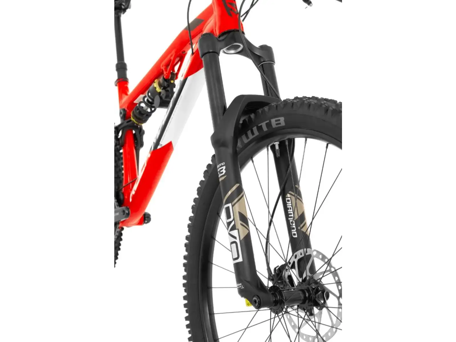 Rock Machine Blizzard 70-297 rot/weiß vollgefedertes Mountainbike