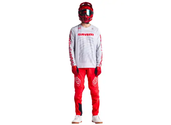 Troy Lee Designs Sprint Sram Shifted Trikot langarm Herrenshirt Zement