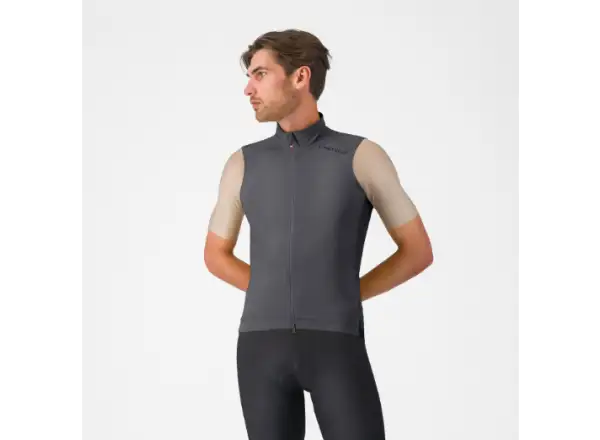 Castelli Espresso 2 Herrenweste Smoky Gray