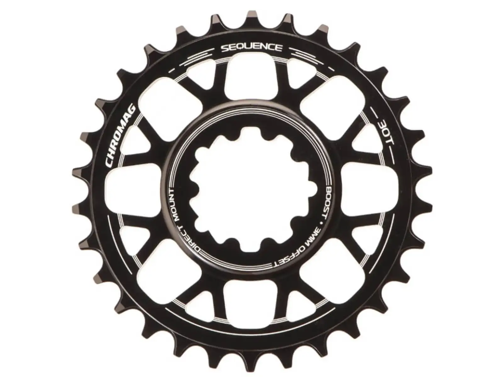 Chromag Sequence Sram Schaltwerks-Offset 3 mm Boost 28 Zähne Schwarz