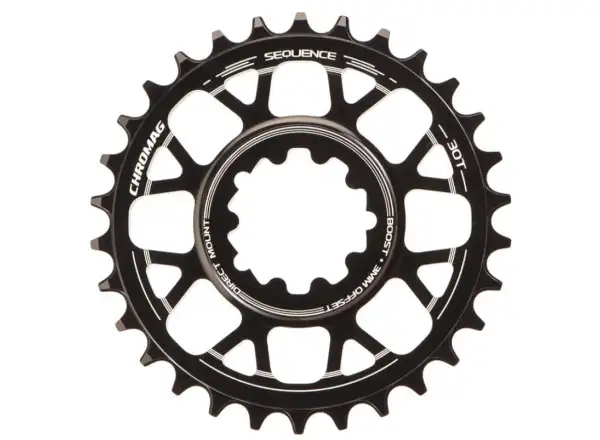Chromag Sequence Sram Schaltwerks-Offset 3 mm Boost 28 Zähne Schwarz