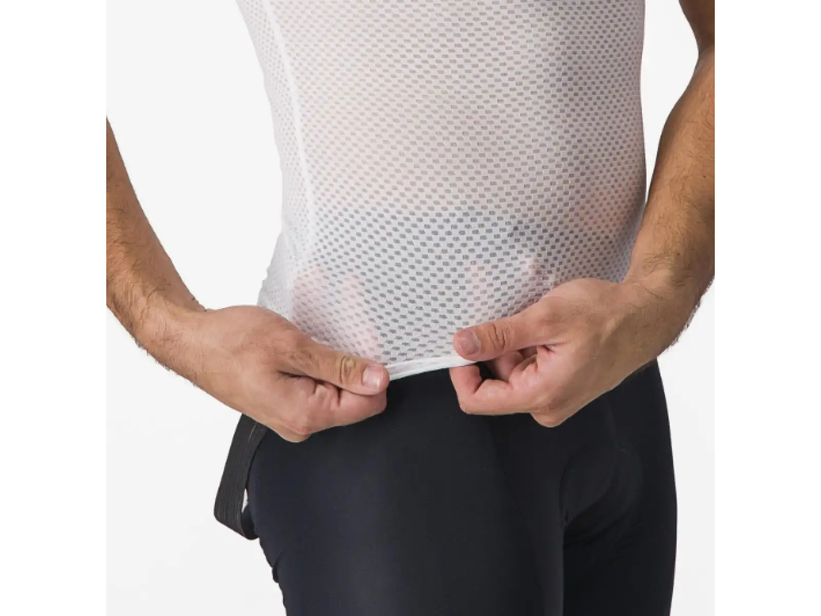 Castelli Pro Mesh 2.0 Funktionsshirt kurze Ärmel weiß