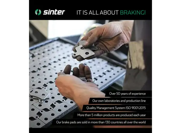 Sinter Shimano G Typ Bremsbeläge halbmetallisch schwarz