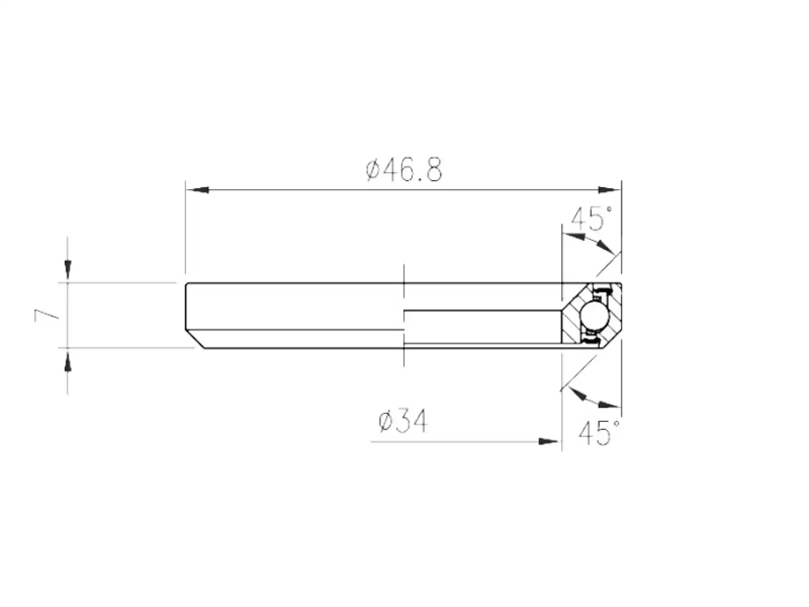 FSA TH-970E (MR168) 1-1/4" Lager