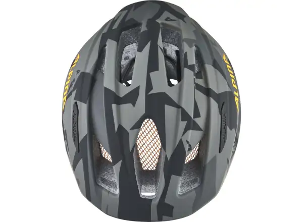 Alpina Pico Flash Kinderhelm Black/Camo Orange Gloss